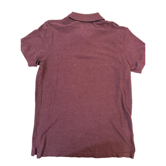 Aeropostale Polo Shirt Mens Large Purple Short Sleeve Casual Cotton Embroidered - Picture 3 of 3